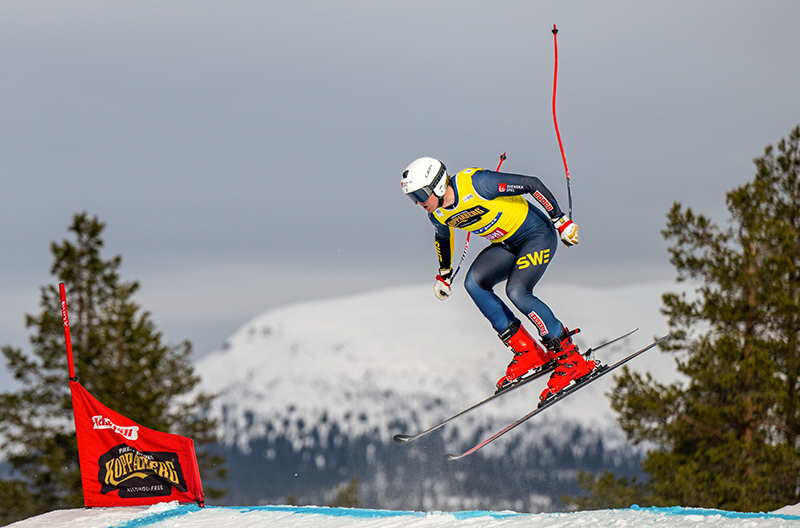 Erik Wahlberg, skicross, Idre Fjäll, hopp