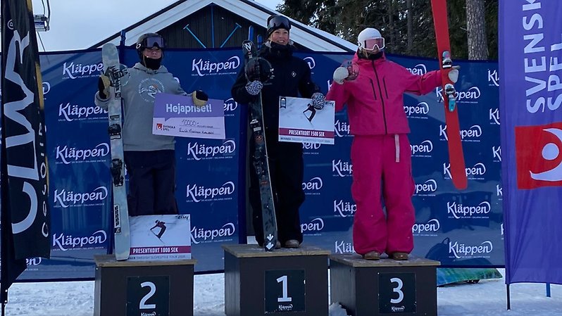 Damernas pall i slopestyle.
