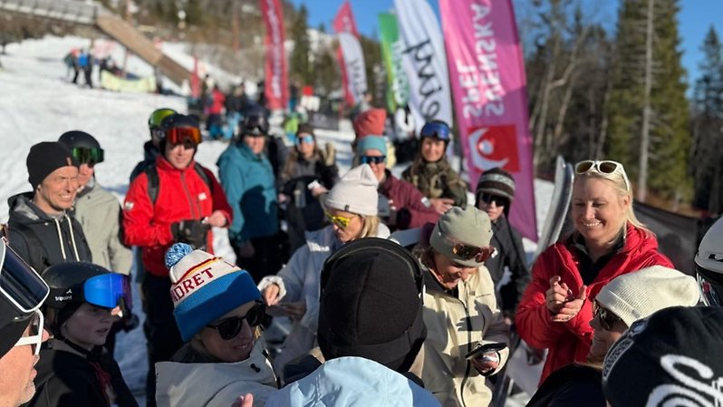 Stämningen var på topp under finalhelgen i Åre. Foto: Tove Windstedt.